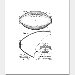 Football Vintage Patent Hand Drawing Posters and Art